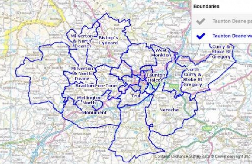 Taunton Deane Map